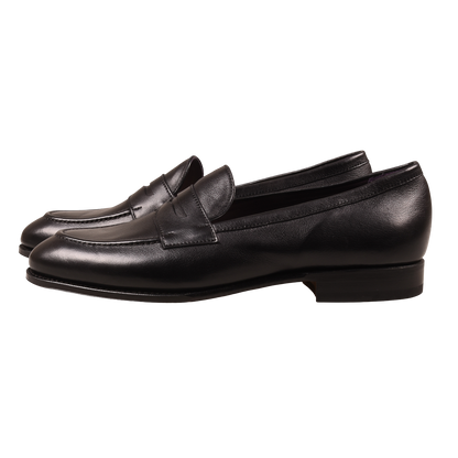 Carmina Black Penny Loafers 80191 UETAM 