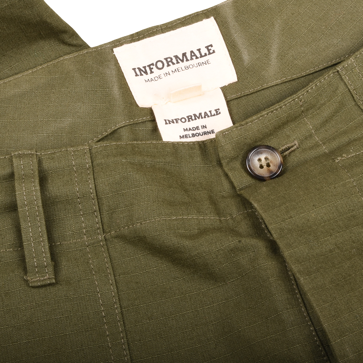 Informale Military Rip Stop Utility Pants Made In Melbourne