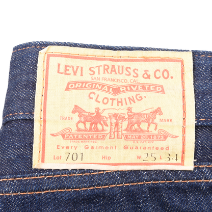 Levis LVC ‘Big E’ Selvedge Denim Lot 701