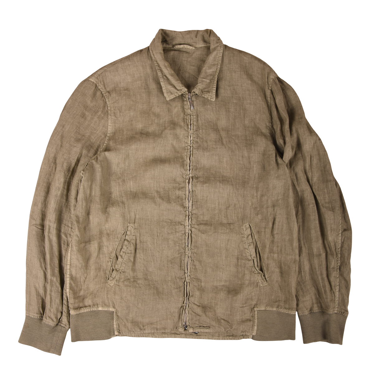 Namiman Linen zip sport jacket size