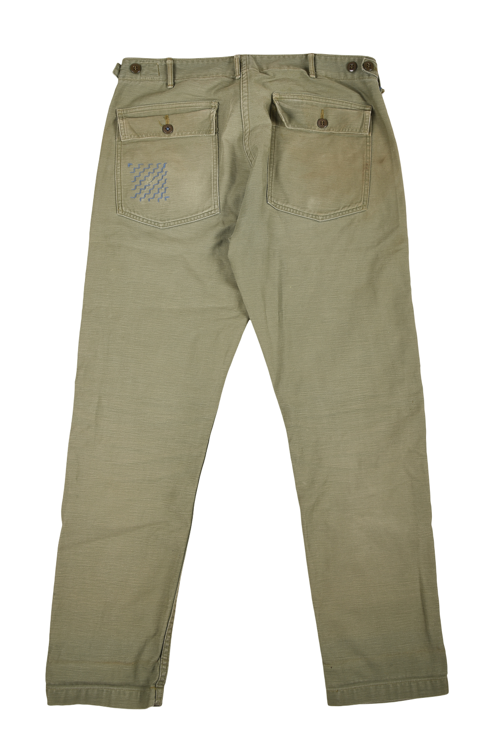 Orslow Fatigue Pants Repaired Made In Japan