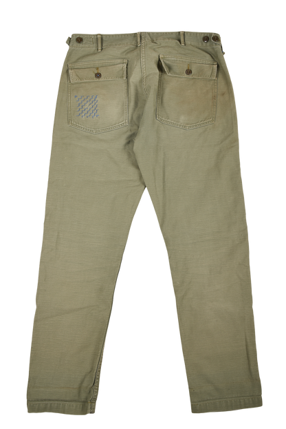 Orslow Fatigue Pants Repaired Made In Japan