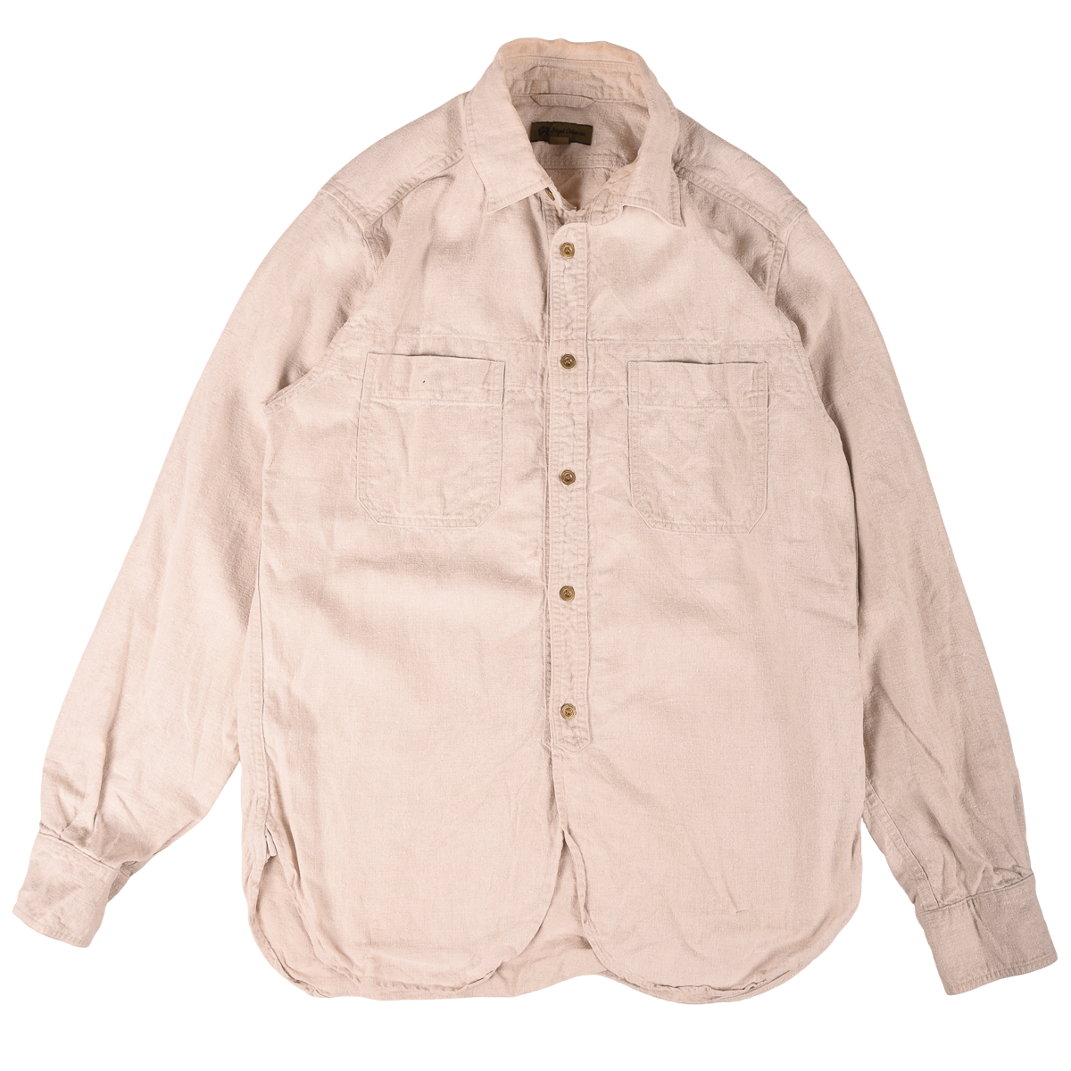 Nigel Cabourn Officers Shirt in Heavy Linen