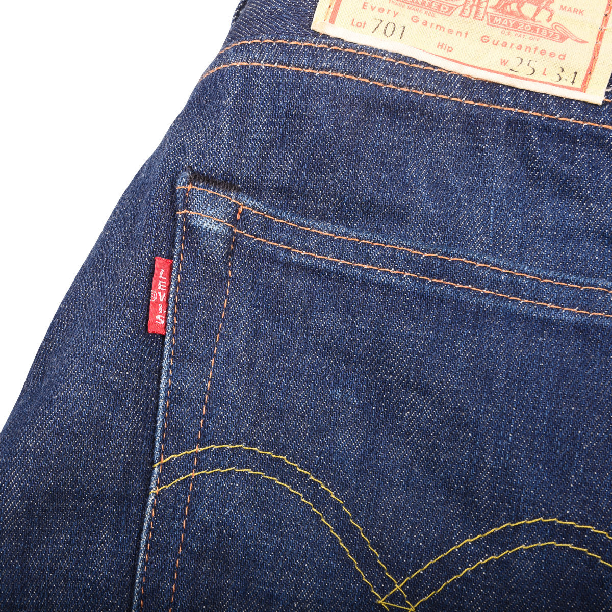 Levis LVC ‘Big E’ Selvedge Denim Lot 701