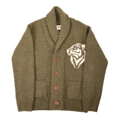 Eat Dust Green Tiger Cardigan
