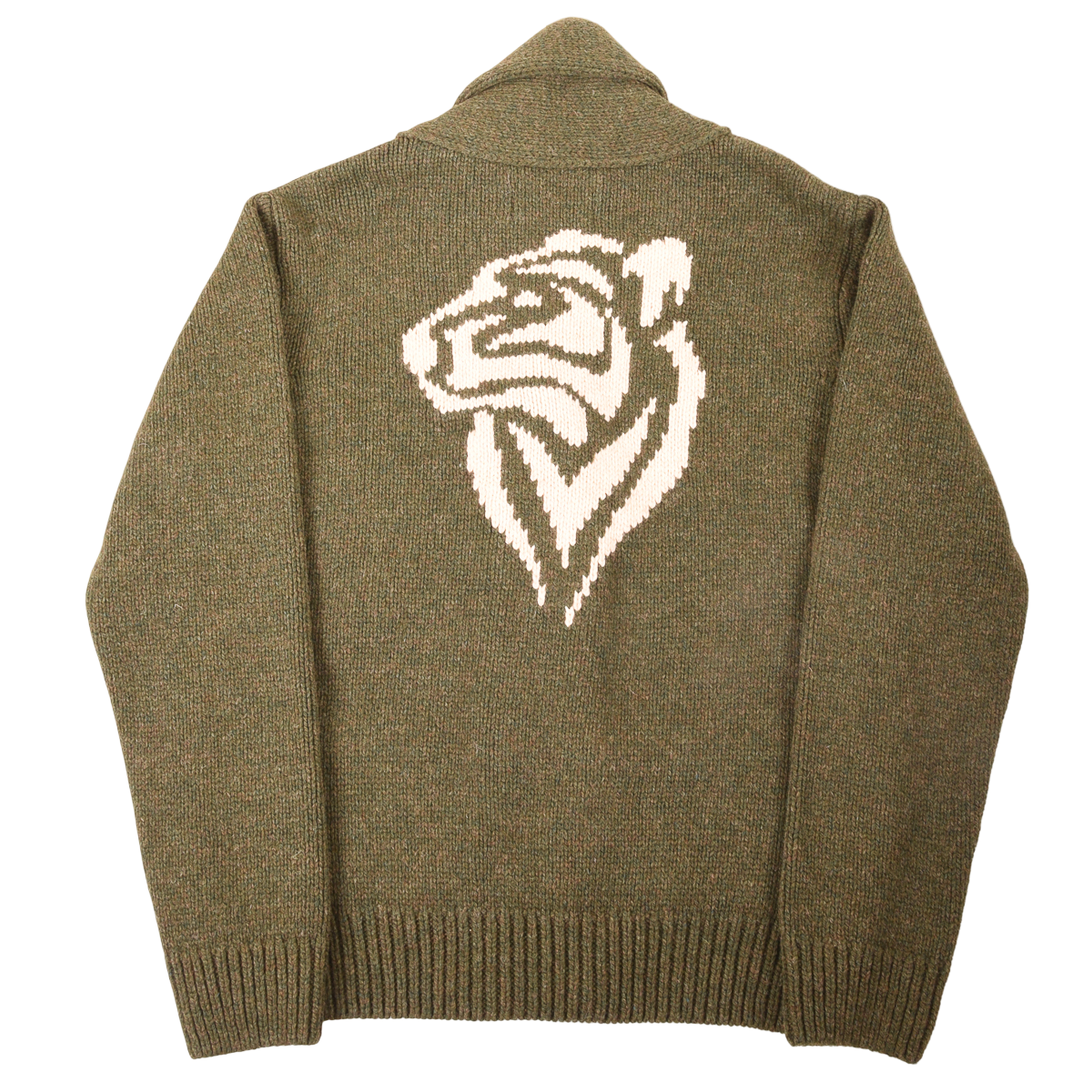 Eat Dust Green Tiger Cardigan