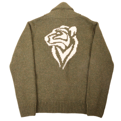 Eat Dust Green Tiger Cardigan