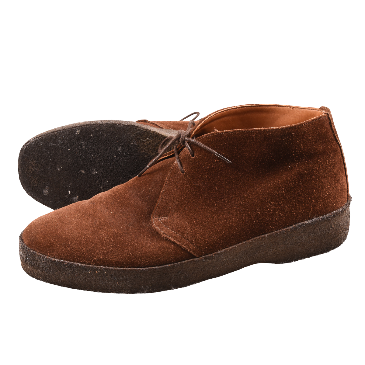 Sanders Suede Chukka Made In Uk Snuff Suede