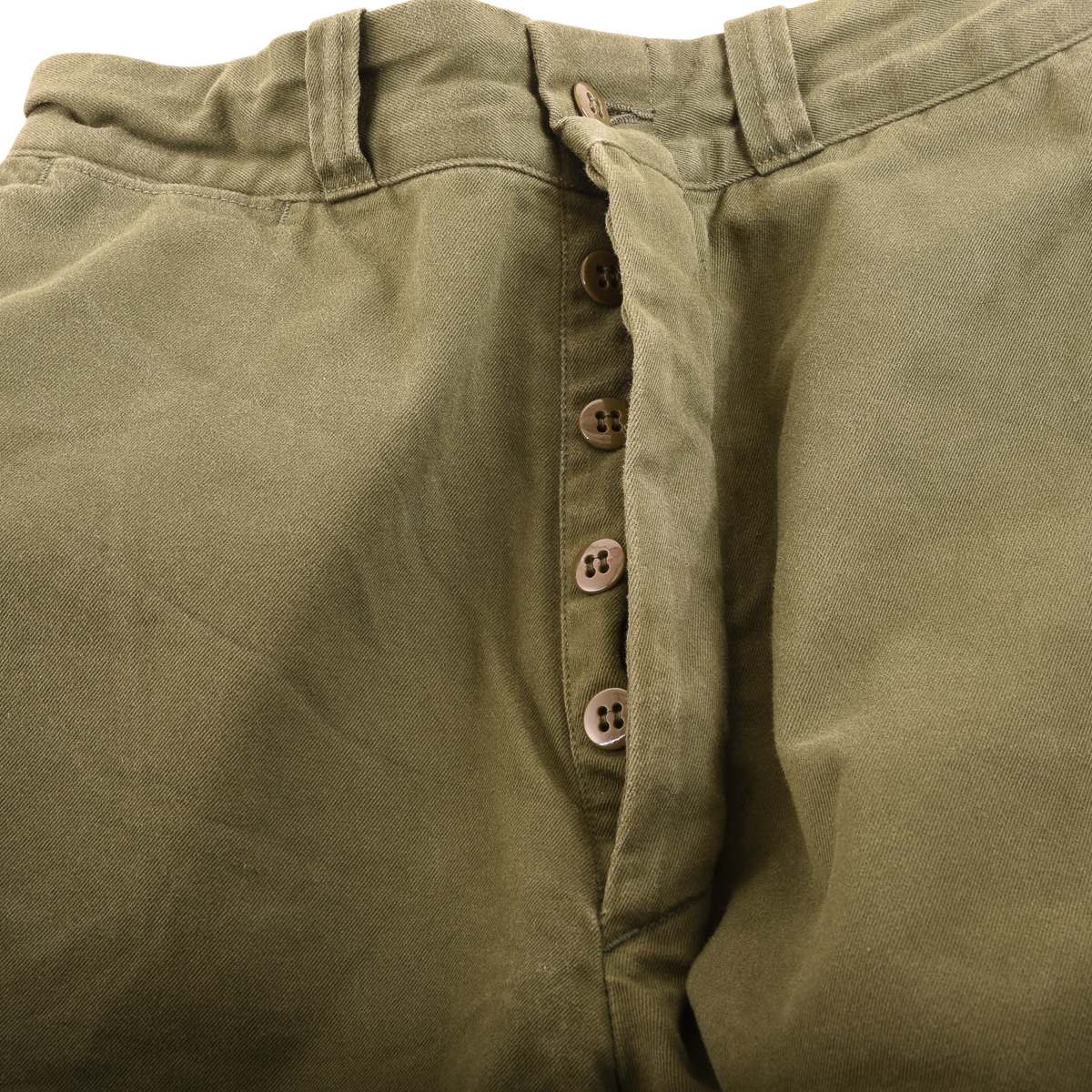 Leno Military Green Chino Made In Japan