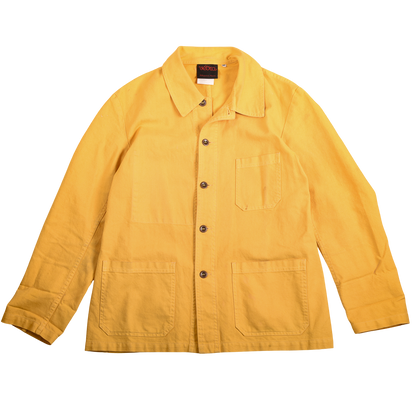 Vetra Yellow French Workwear Jacket
