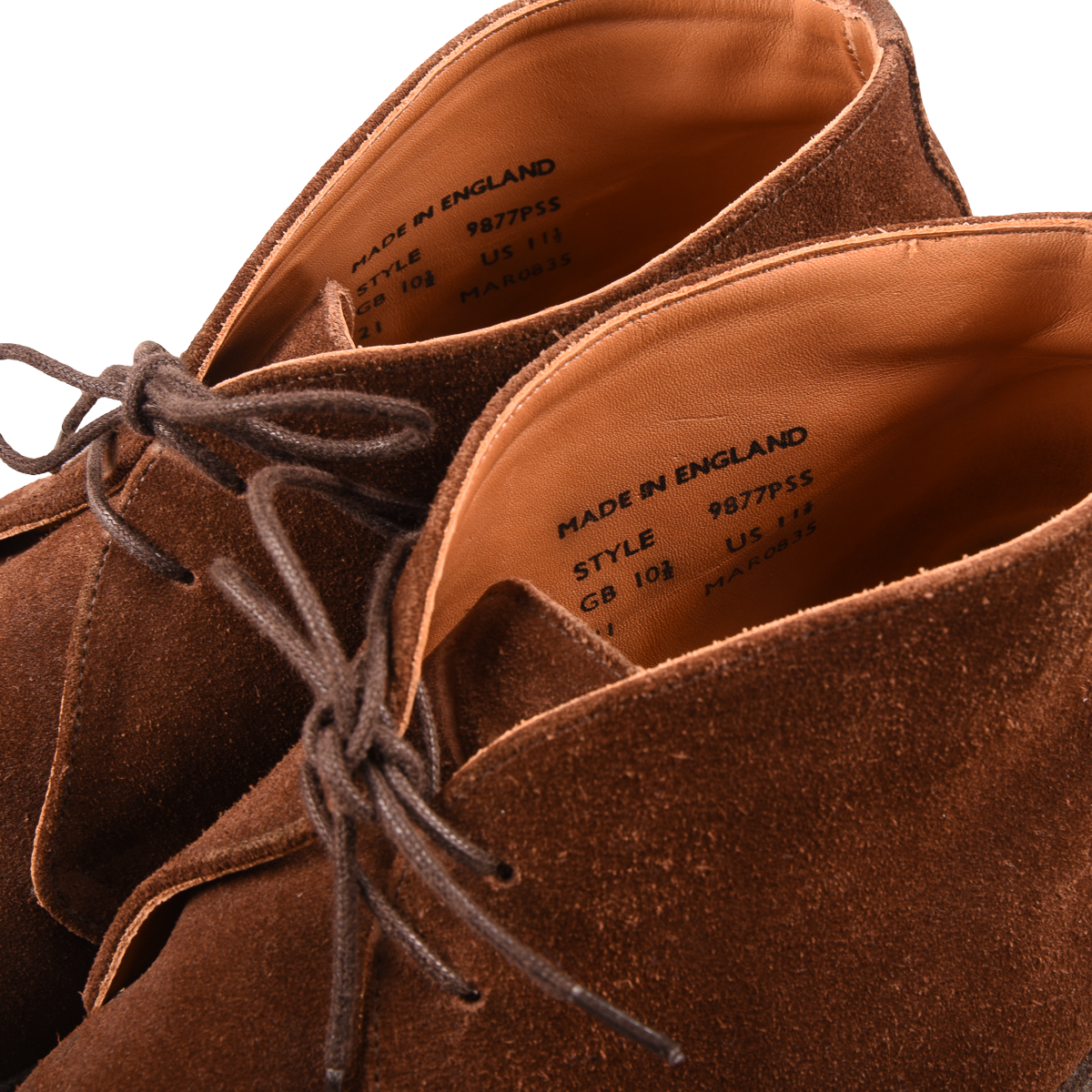 Sanders Suede Chukka Made In Uk Snuff Suede