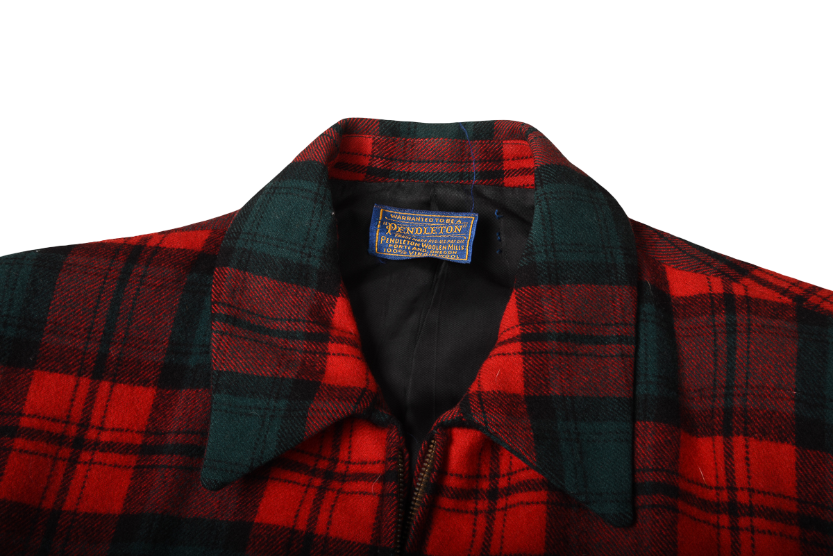Vintage Pendleton Cropped Plaid Jacket