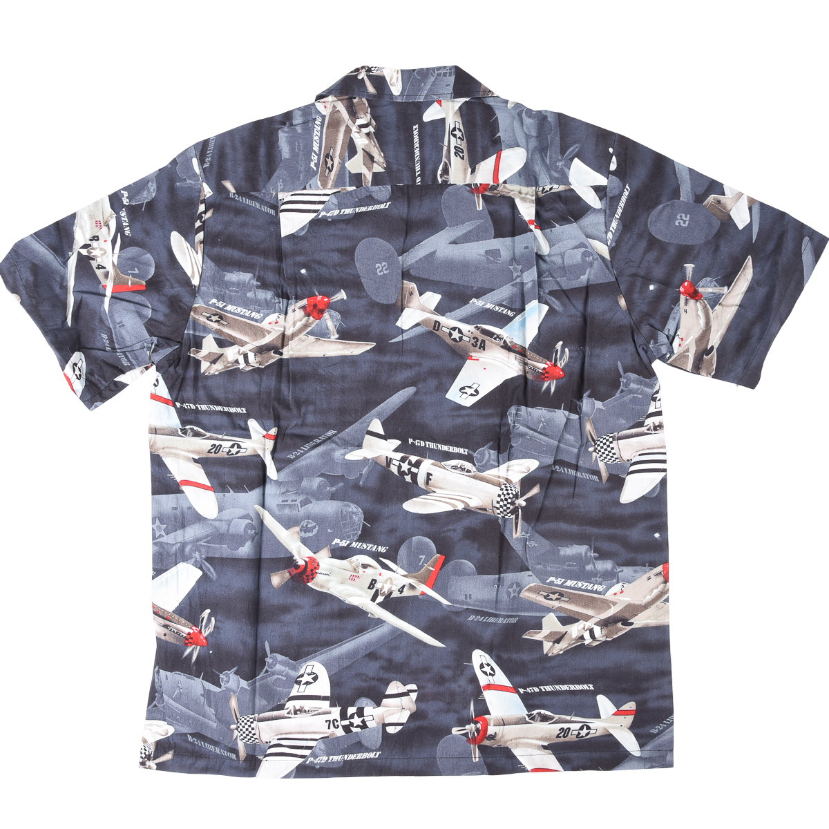Vintage RJC Hawaiian 'Planes' Shirt Made in HawaiI