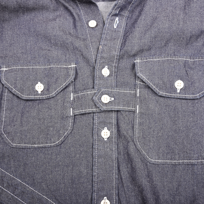 Engineered Garments round collar Chambray Shirt