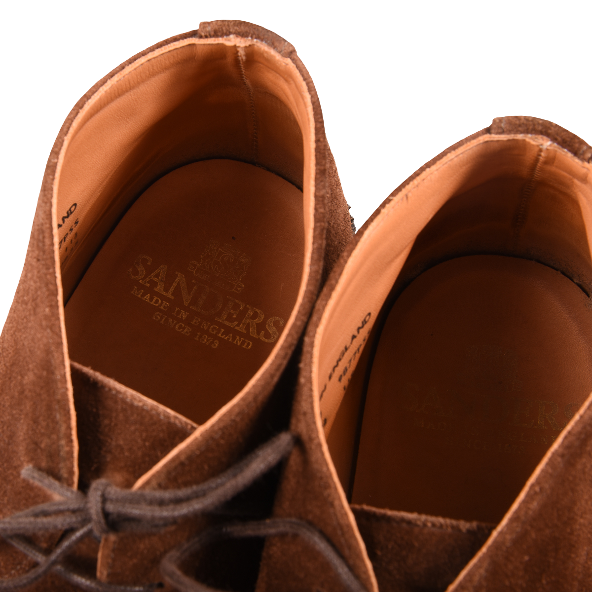 Sanders Suede Chukka Made In Uk Snuff Suede