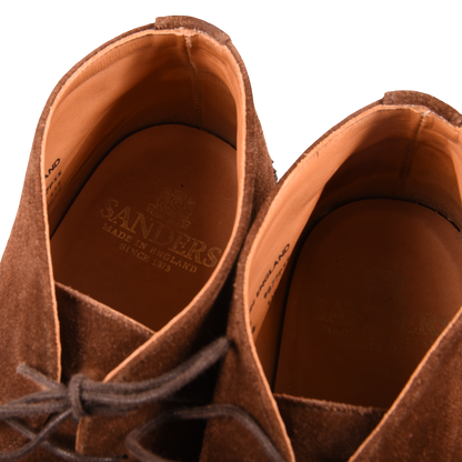 Sanders Suede Chukka Made In Uk Snuff Suede