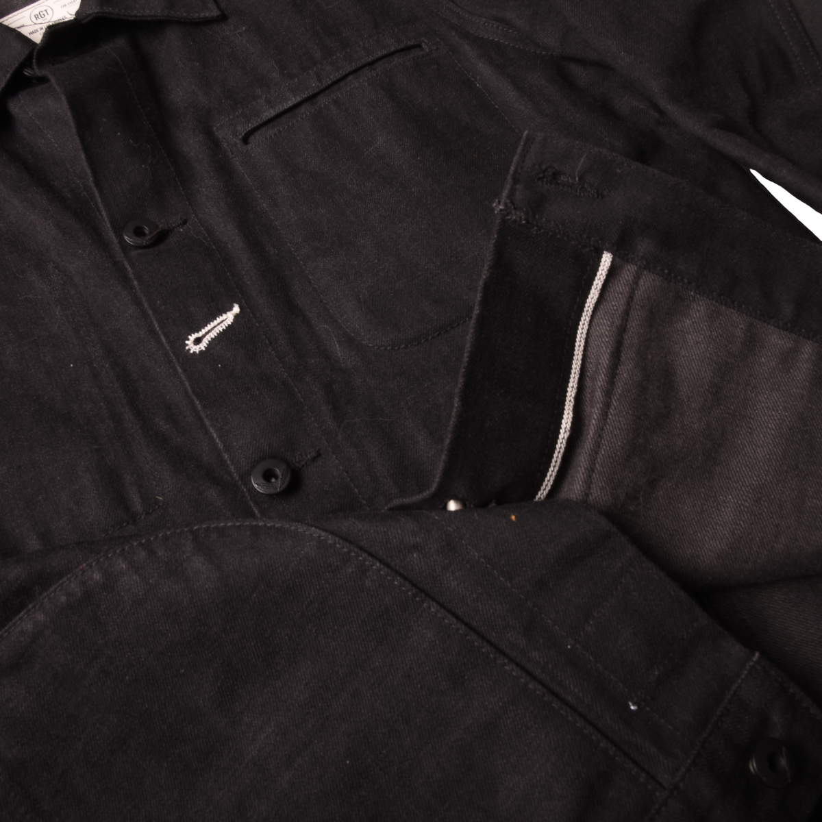 Rogue Territory Black Selvedge Denim Jacket