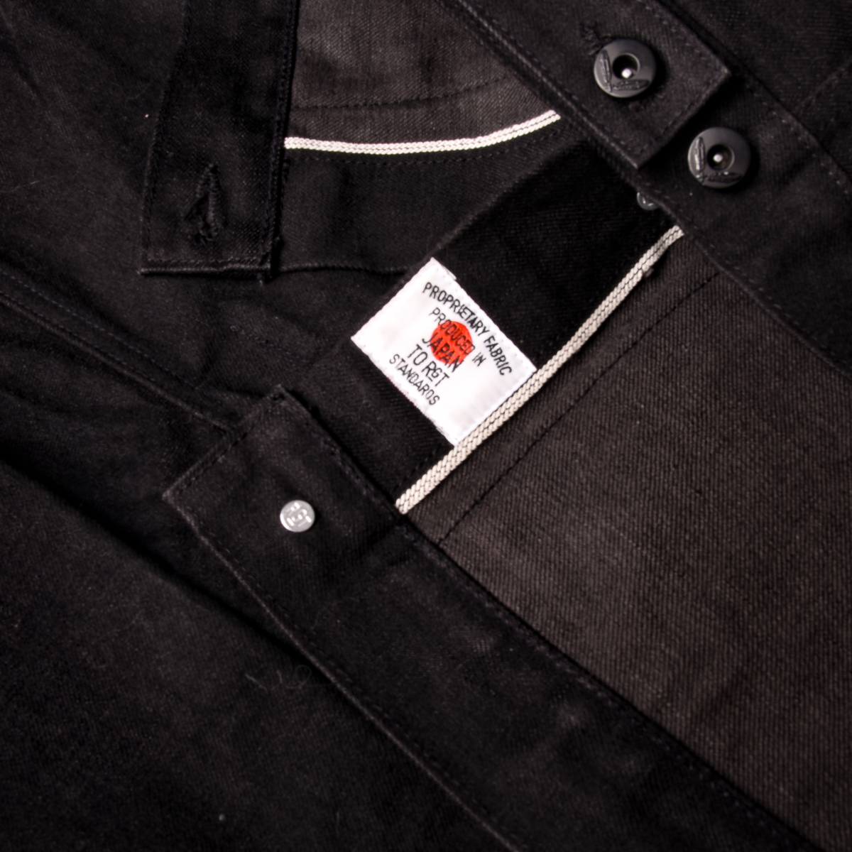Rogue Territory Black Selvedge Denim Jacket
