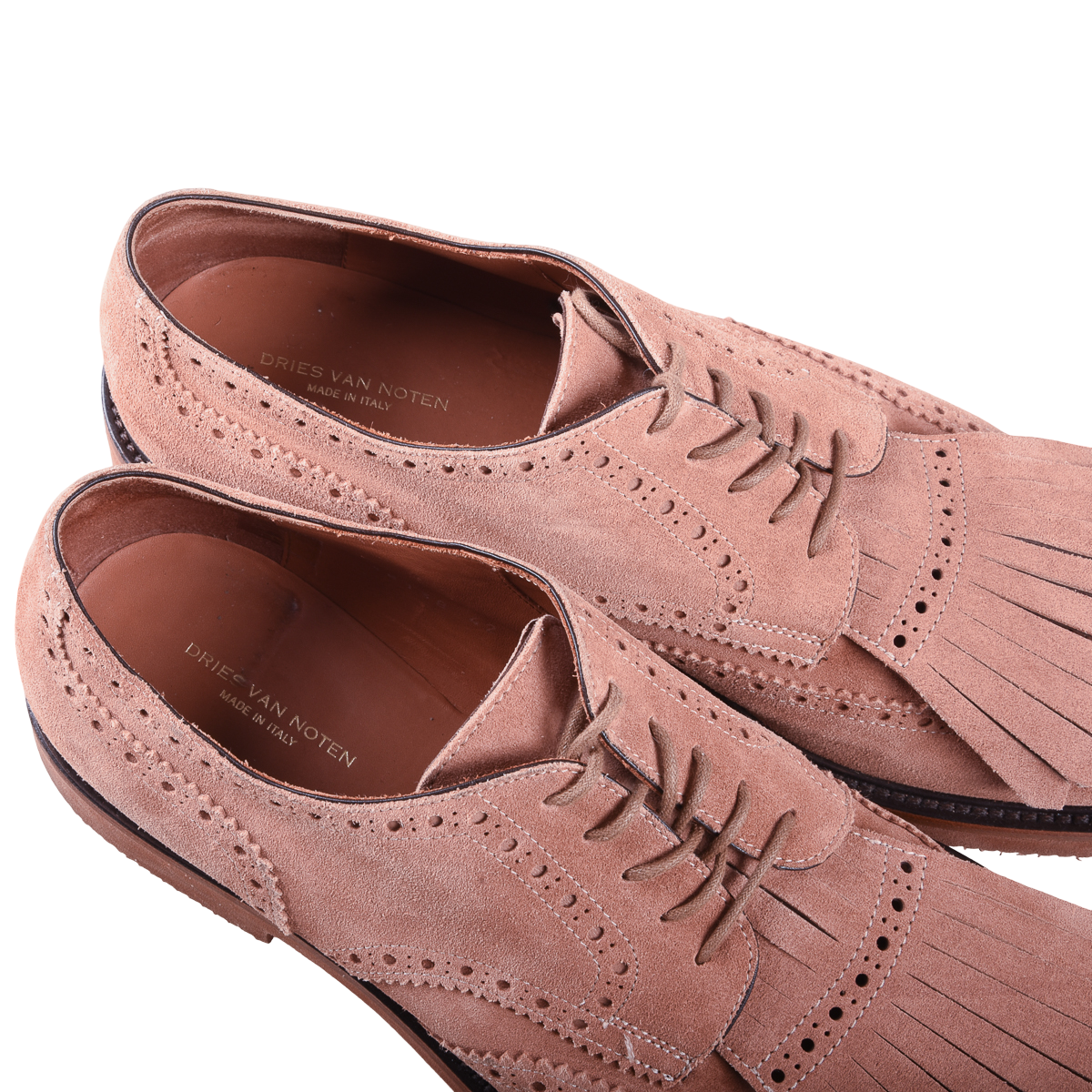 Dries Van Noten Suede Brogue With Kelty