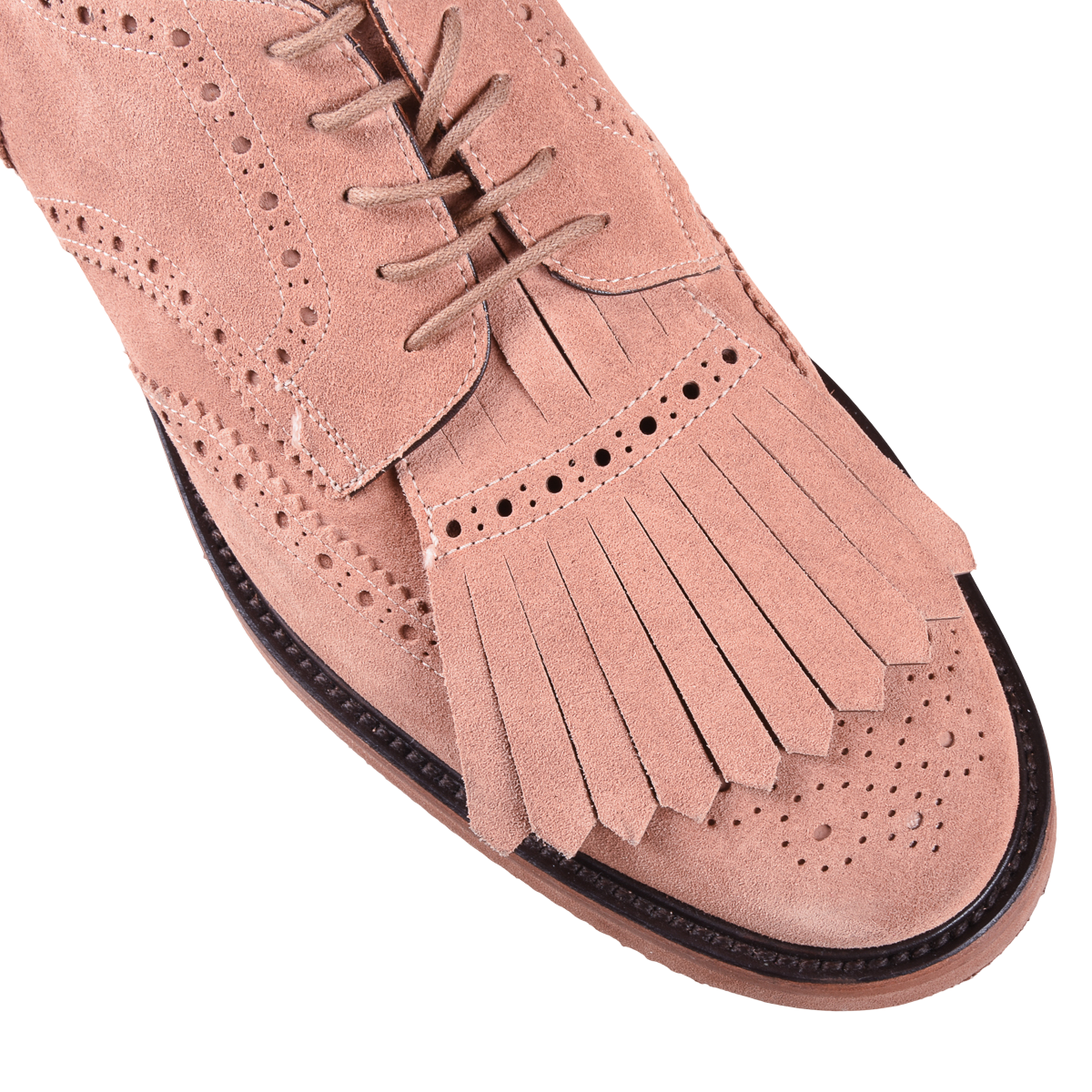 Dries Van Noten Suede Brogue With Kelty