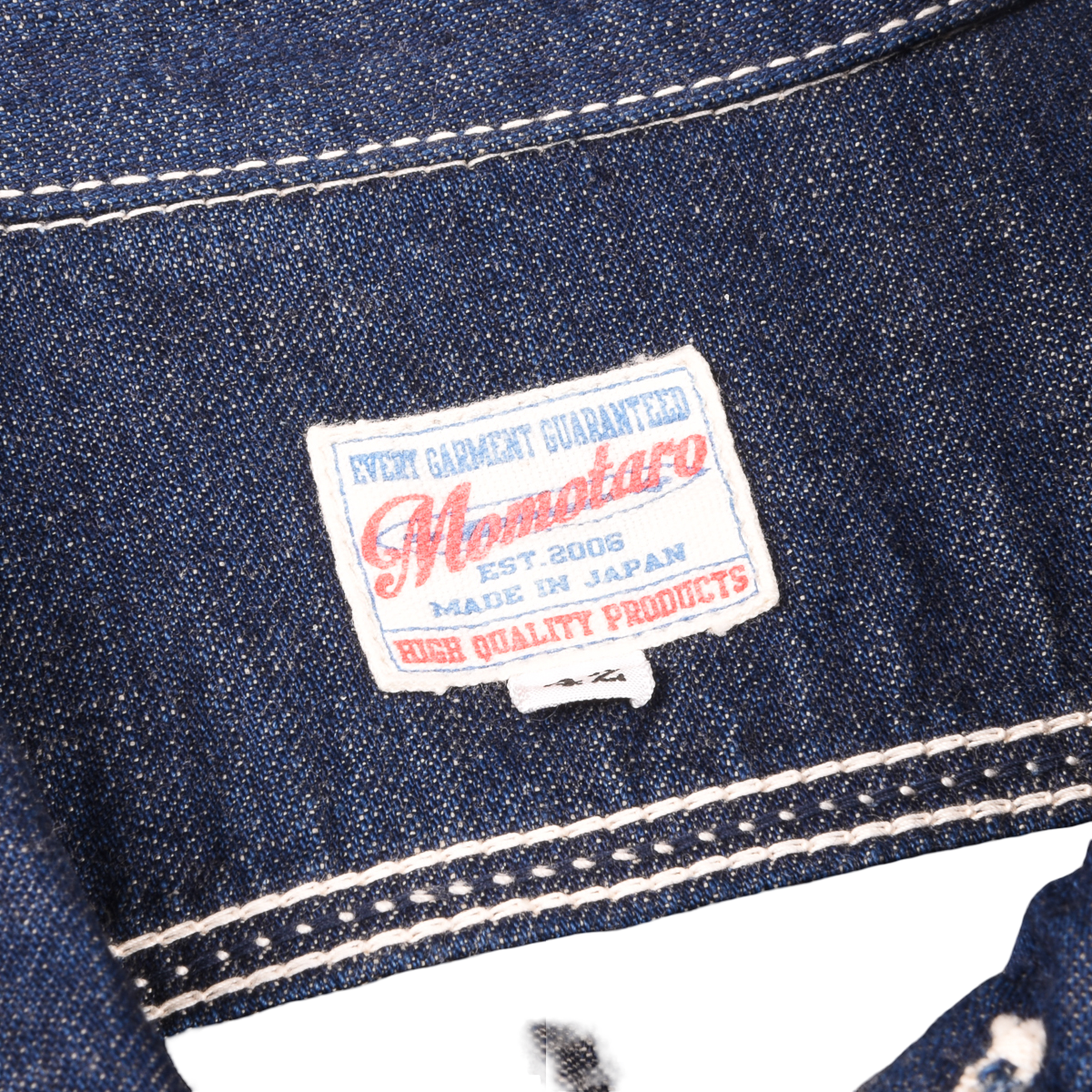 Momotaro 10oz. Selvedge Denim Cigarette Pocket Work Shirt 