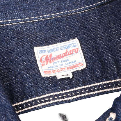 Momotaro 10oz. Selvedge Denim Cigarette Pocket Work Shirt 