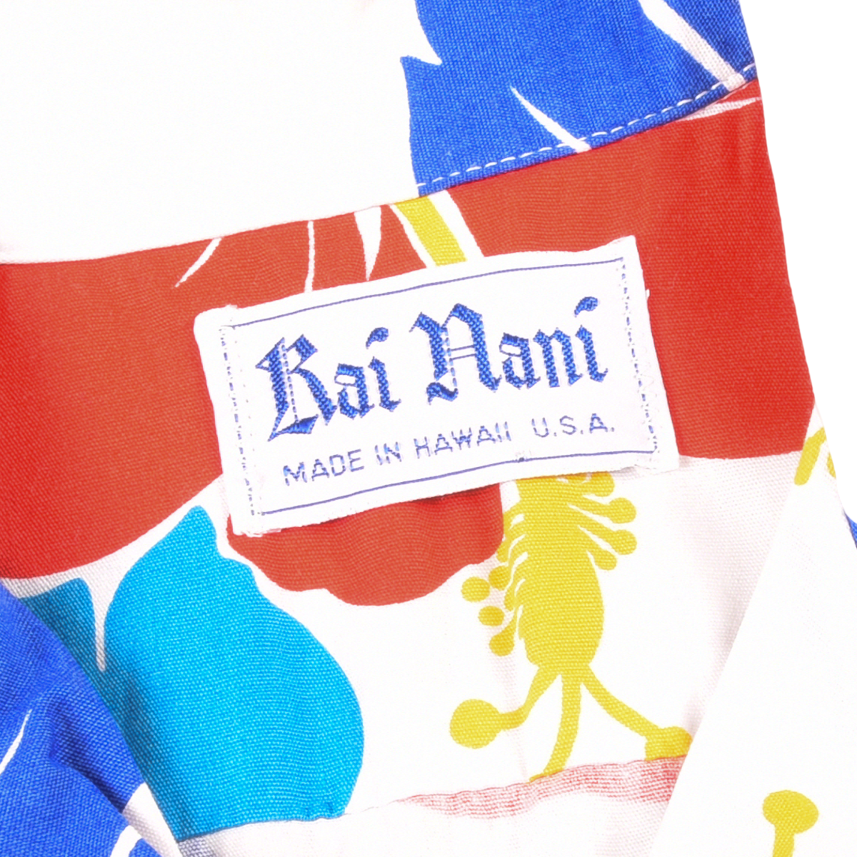Vintage Rai Nani Hawaiian 'Plumeria' Shirt Made in Hawaii