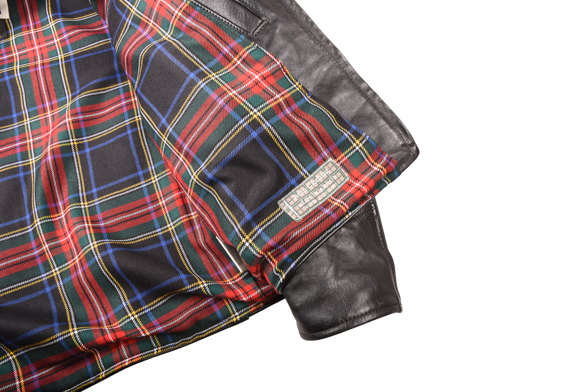 Aero '1950'S Half-Belt' Horsehide Leather Motorcycle Jacket  Made in Scotland