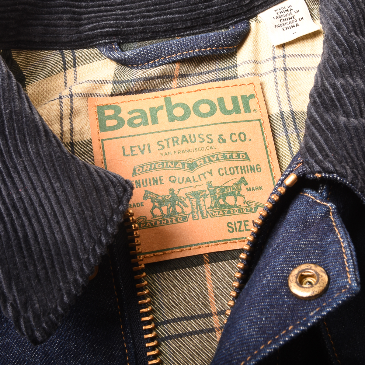 Levis x Barbour Denim Bedale Jacket