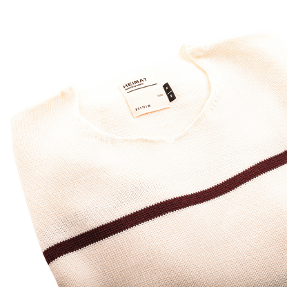 Heimat Harbour Knit Stripe Red