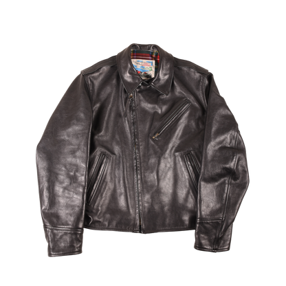Aero '1950'S Half-Belt' Horsehide Leather Motorcycle Jacket  Made in Scotland