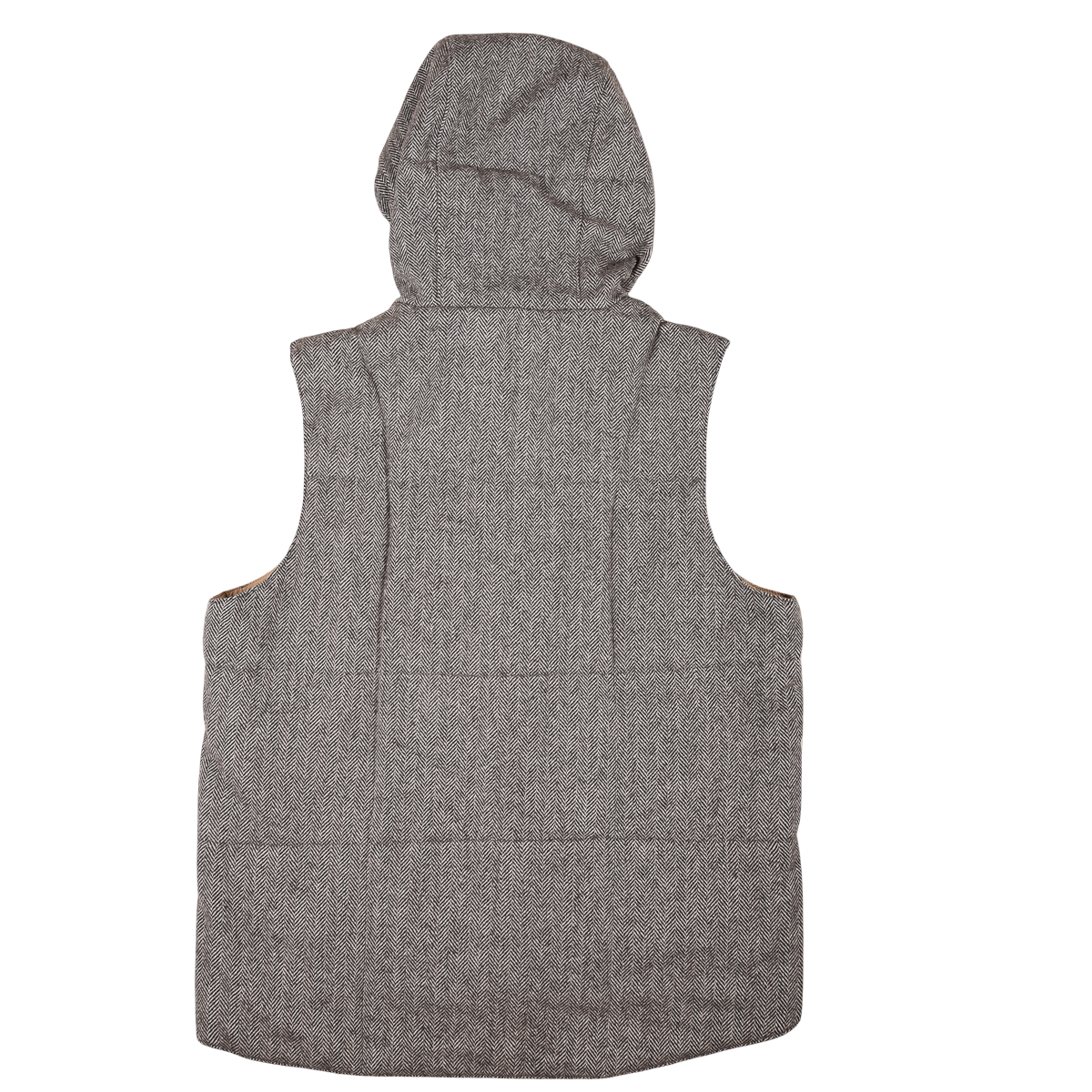 Enginerred Garments Herringbone Hooded Vest Jacket