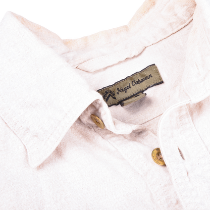 Nigel Cabourn Officers Shirt in Heavy Linen