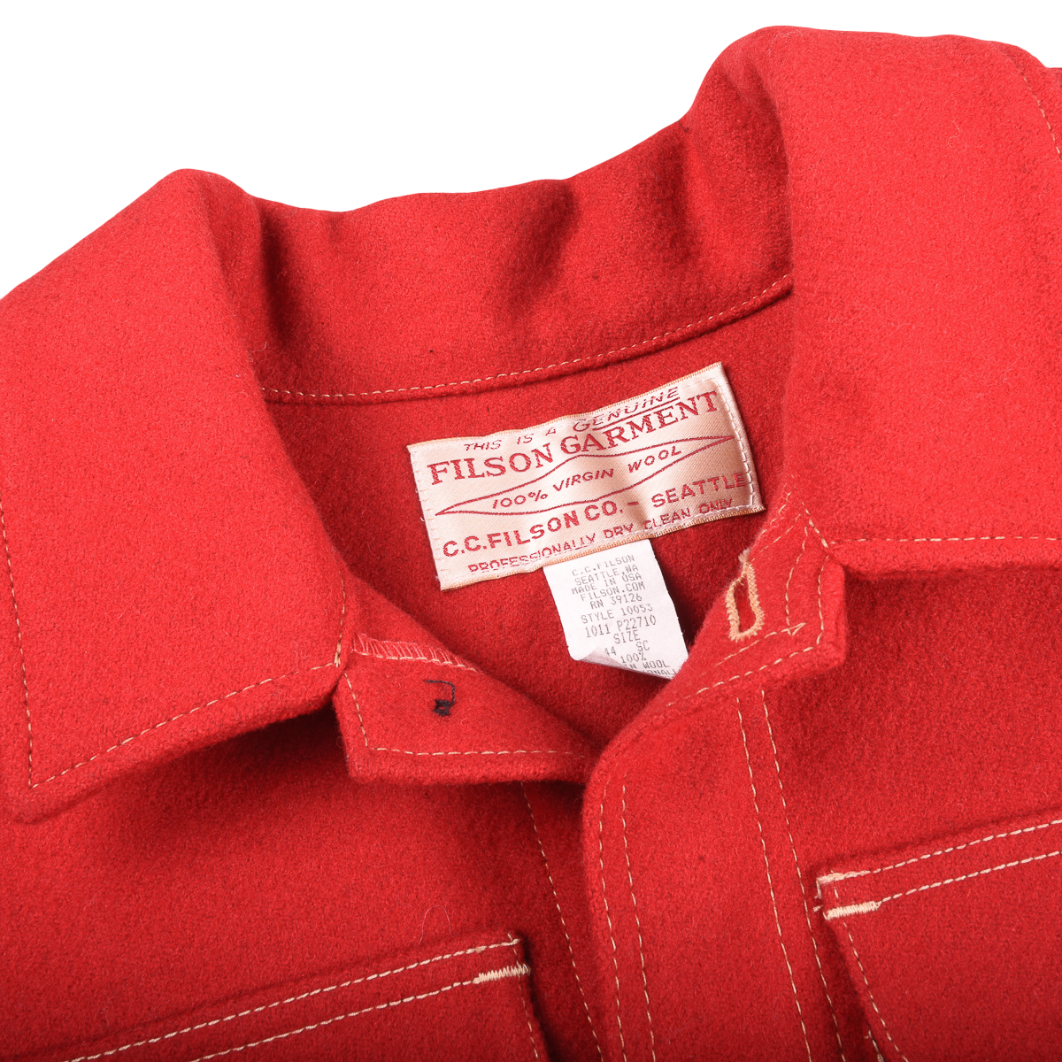 Filson X Brut Archive ' Scarlet Mackinaw Cruiser 686 of a limited 897 piece