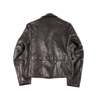 Aero '1950'S Half-Belt' Horsehide Leather Motorcycle Jacket  Made in Scotland
