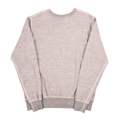 Buzz Rickson Heather Grey Loop-Wheeled Crewneck