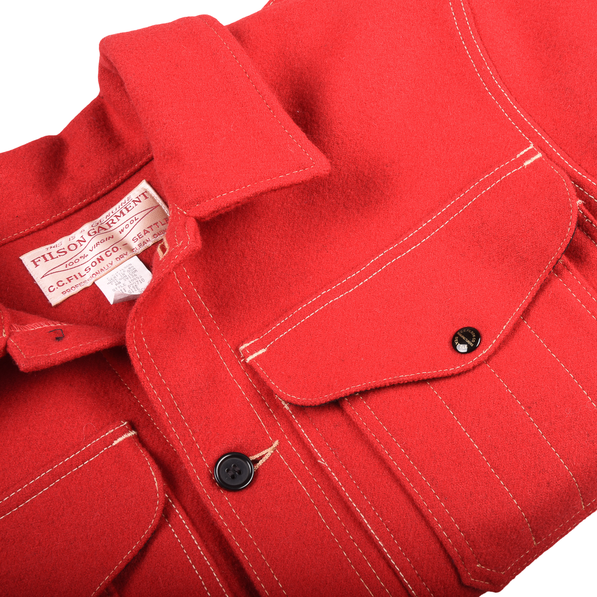 Filson X Brut Archive ' Scarlet Mackinaw Cruiser 686 of a limited 897 piece