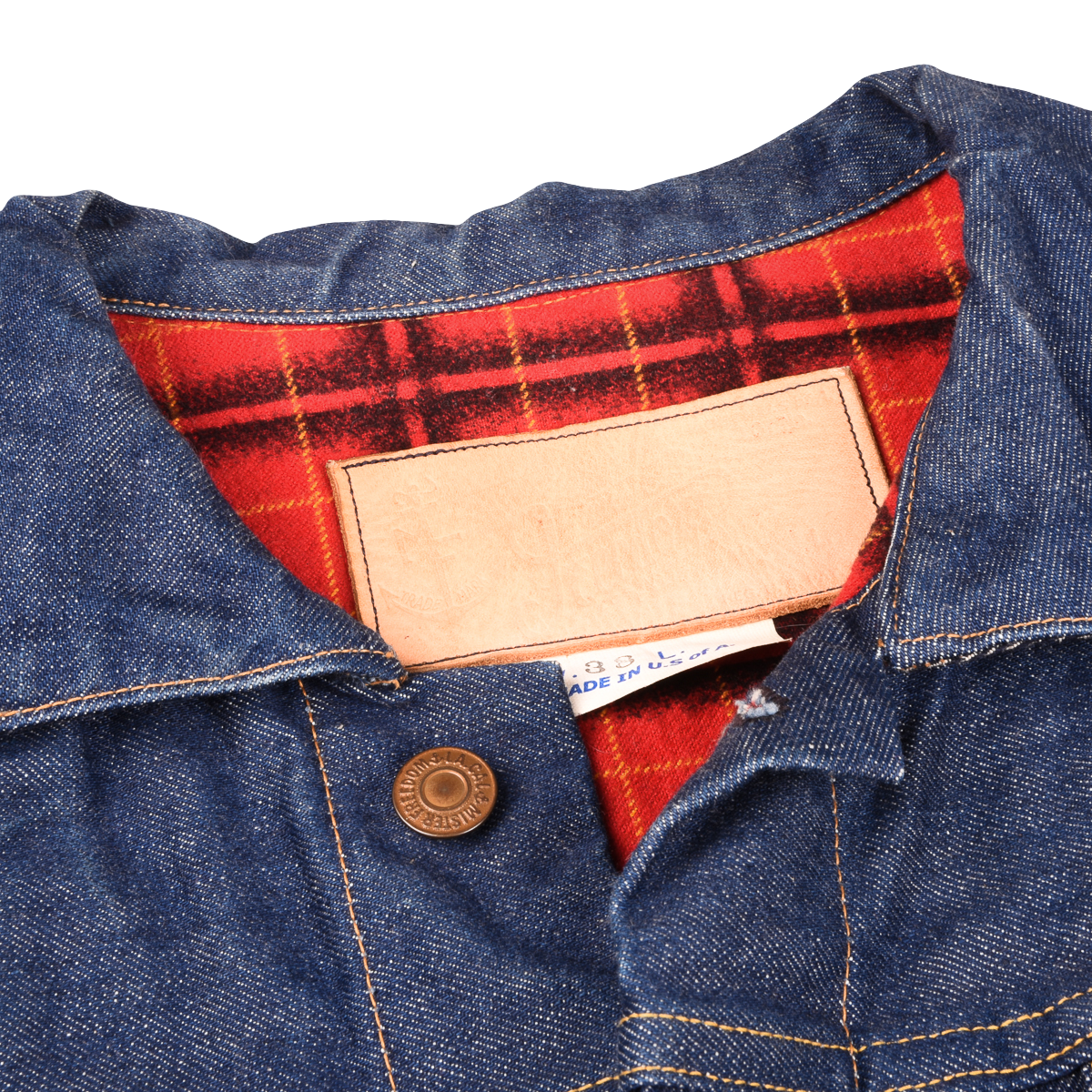 Mister Freedom Blanket Lined Denim Ranch Jacket