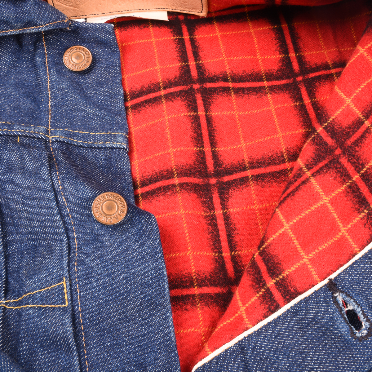 Mister Freedom Blanket Lined Denim Ranch Jacket