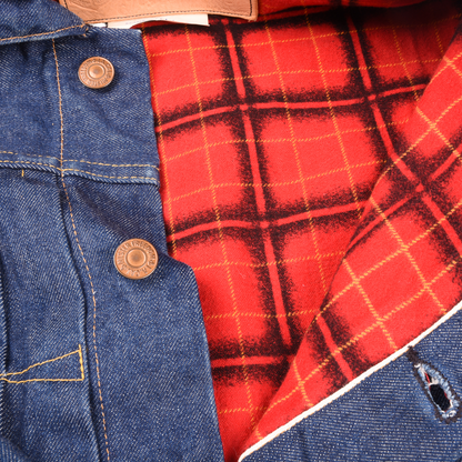 Mister Freedom Blanket Lined Denim Ranch Jacket