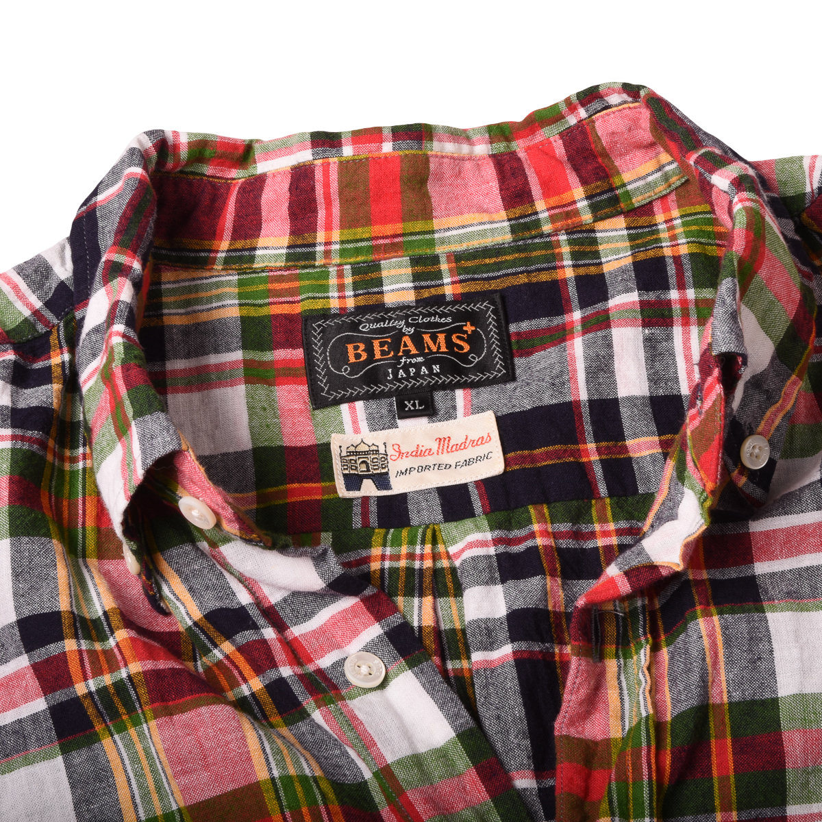 Beams Japan Madras Shirt