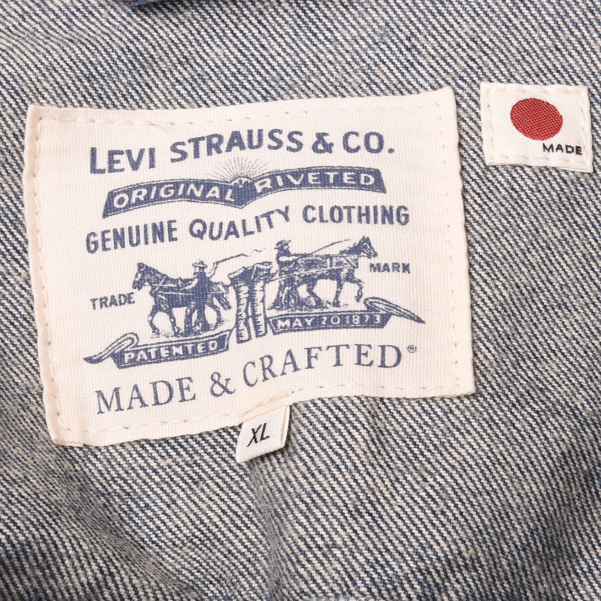 Levis Made and Crafted Denim Jacket Made In Japan
