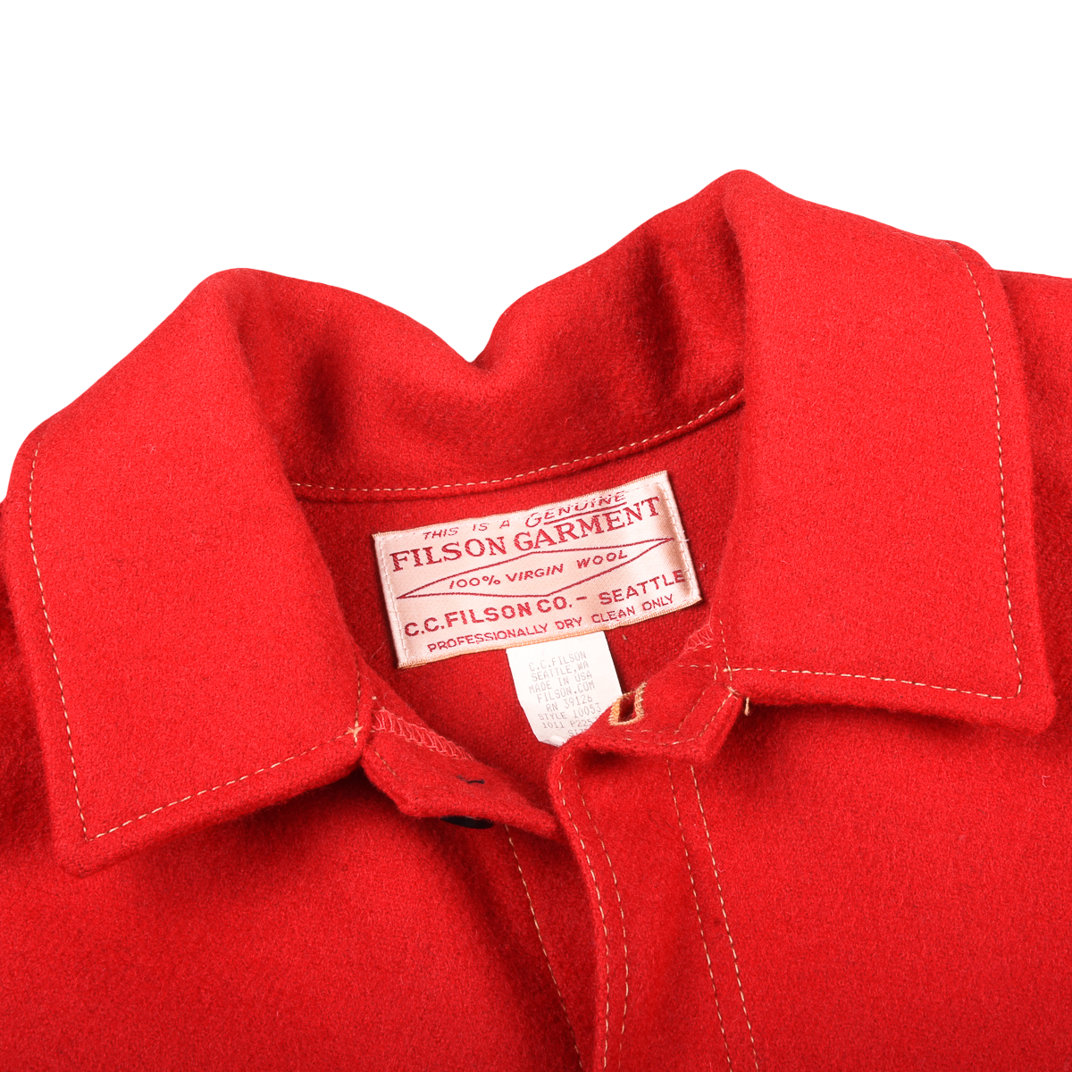 Filson 1897 Collection Edition Scarlet Mackinaw Cruiser 431 of a limited 897 pieces