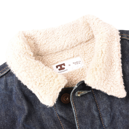 Tellason Shearling Lined Denim Jacket