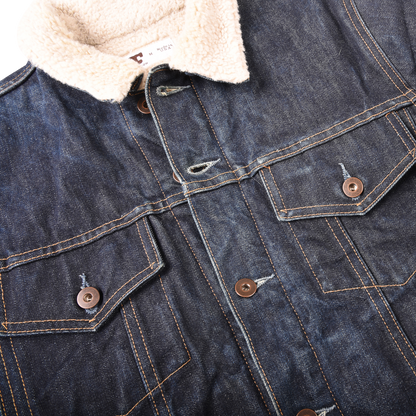 Tellason Shearling Lined Denim Jacket