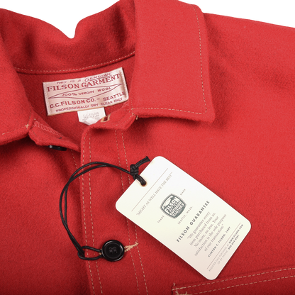 Filson 1897 Collection Edition Scarlet Mackinaw Cruiser 431 of a limited 897 pieces