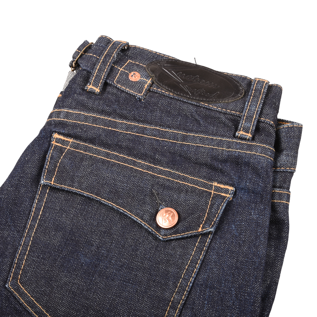 Womens Japanese Selvedge Buckle Back Deadstock W26