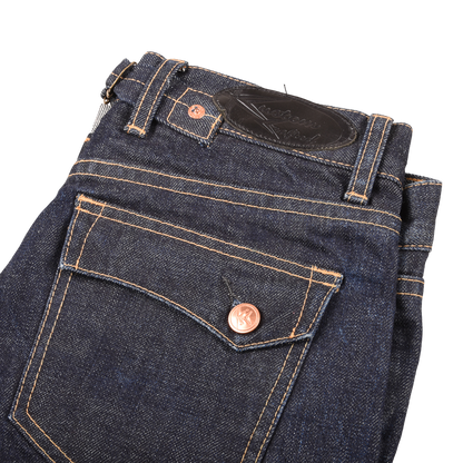 Womens Japanese Selvedge Buckle Back Deadstock W26