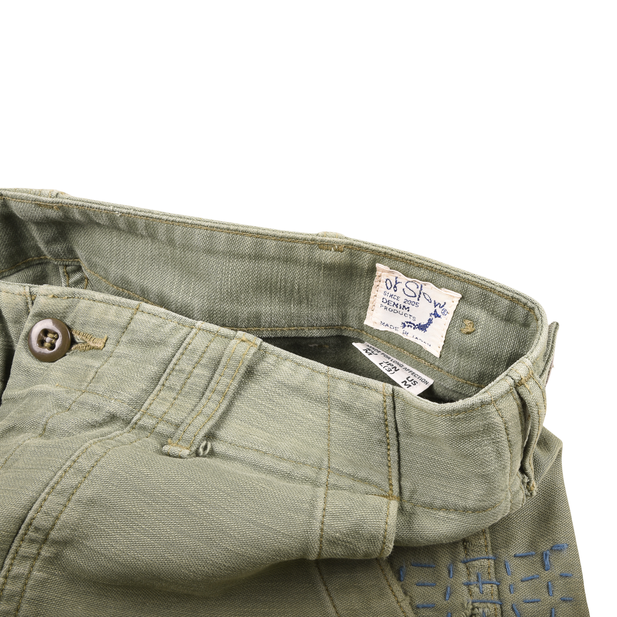 Orslow Fatigue Pants Repaired Made In Japan