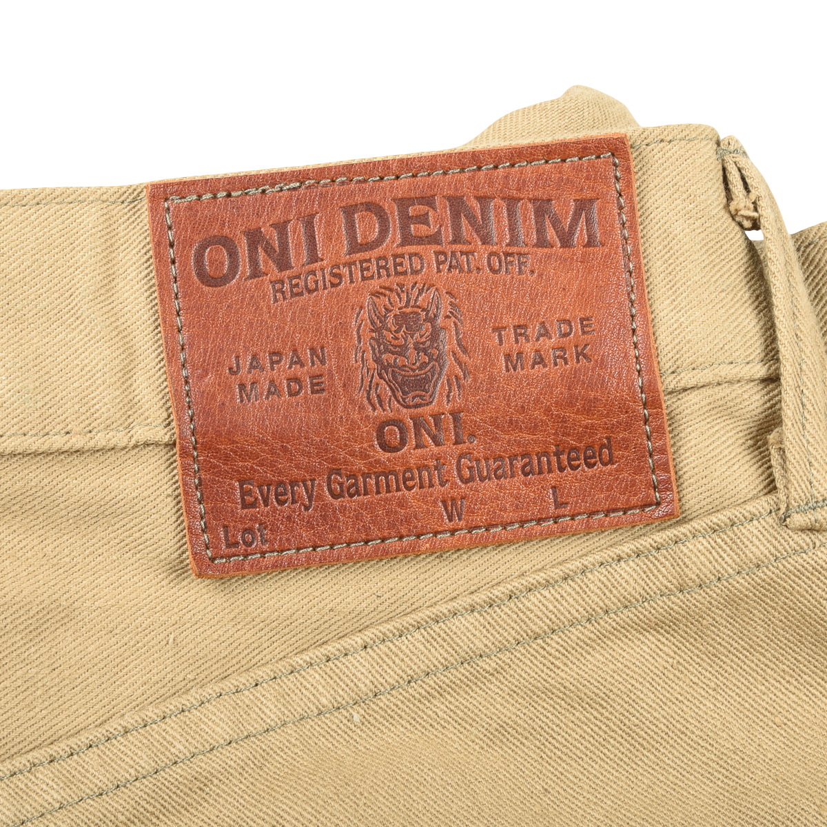 Oni Denim Selvedge Jeans Olive 12oz